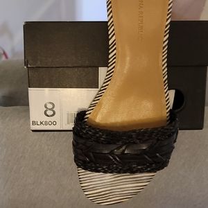 Banana Republic Black Slides